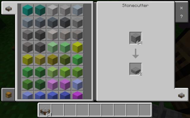 Получение блоков в камнерезе