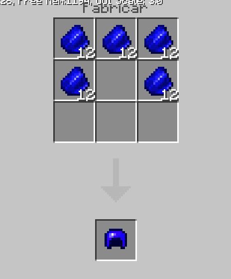 Крафт синей каски