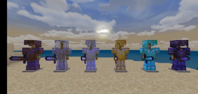 Множество видов брони