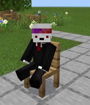 Игрок на стуле