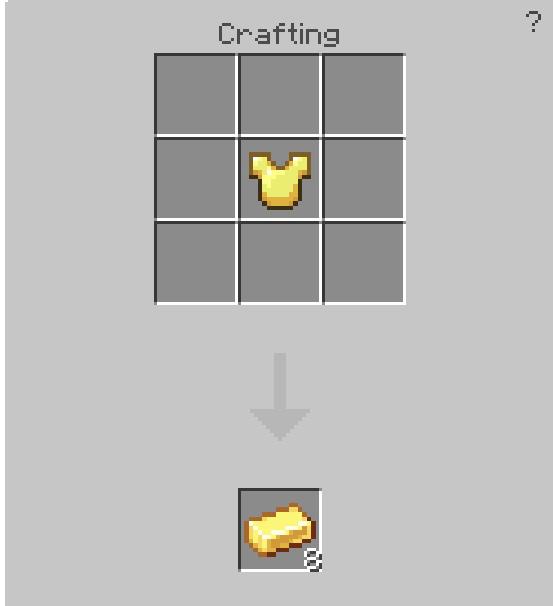 Получение слитков из кирасы