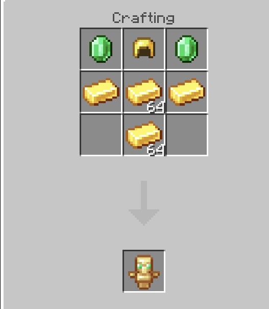 Крафт тотема бессмертия