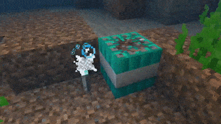 Блоки под водой