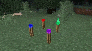 Разноцветные факела