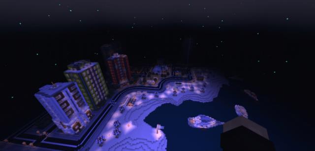 Восточная зона в ночи