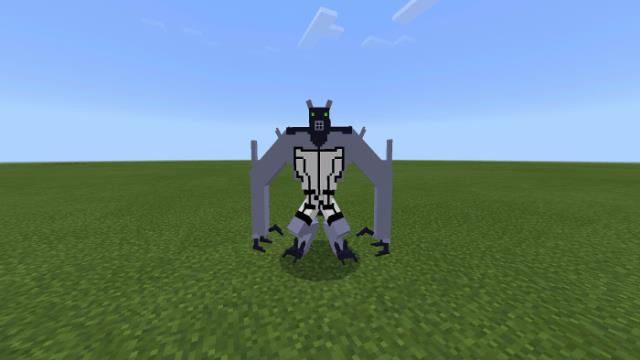 Игрок в виде оборотня вид спереди