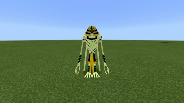 Игрок в виде мумии вид спереди