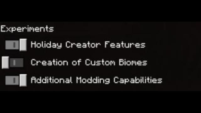 Выбор настроек