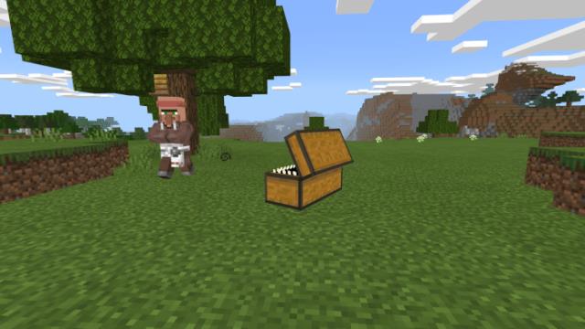 Сундук атакует сельчанина