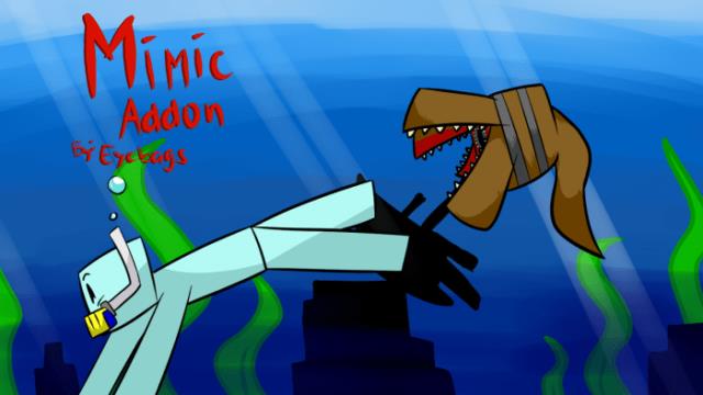 Мимик атакует в воде