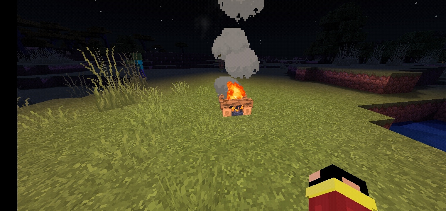 Горящий костер