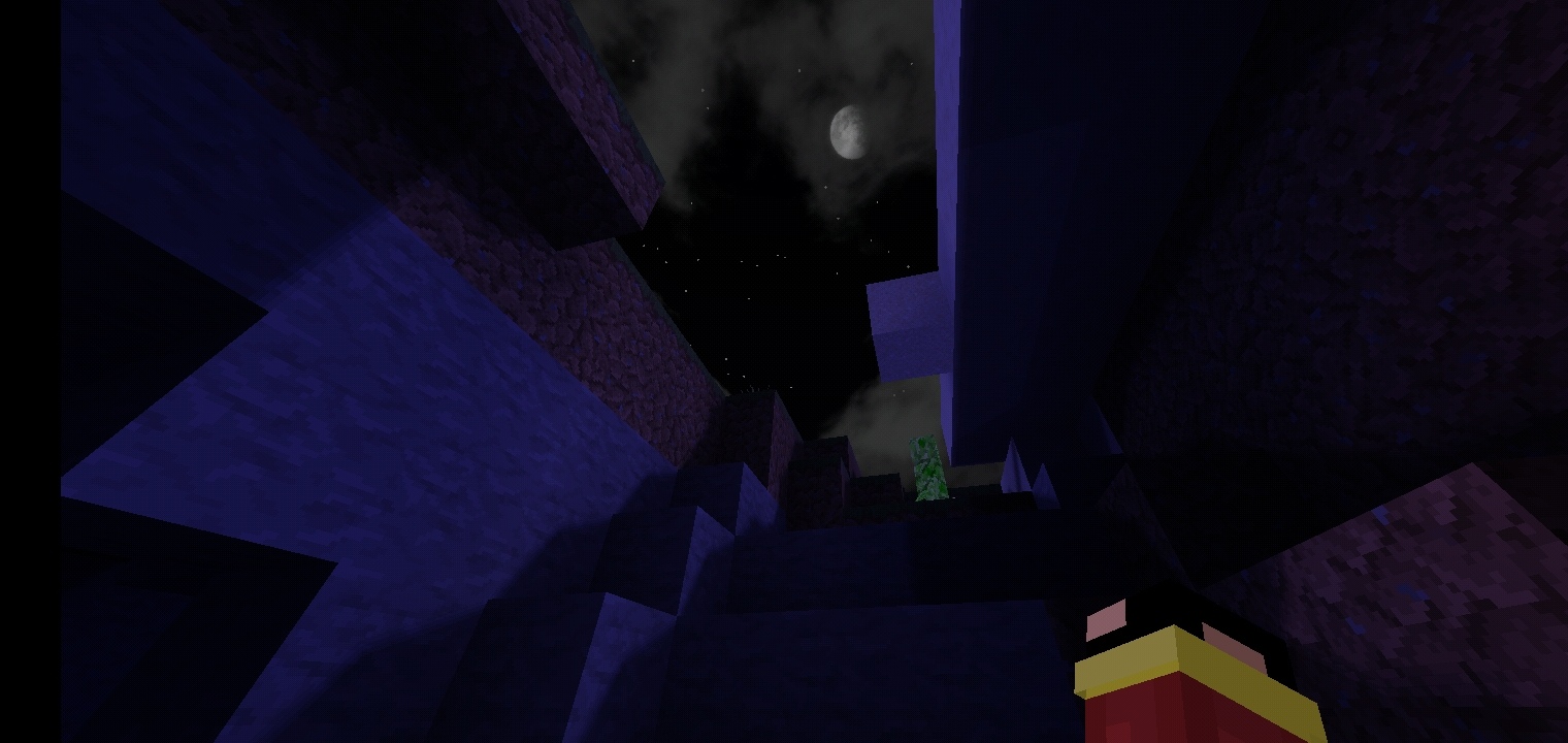 Выход из пещеры в ночи