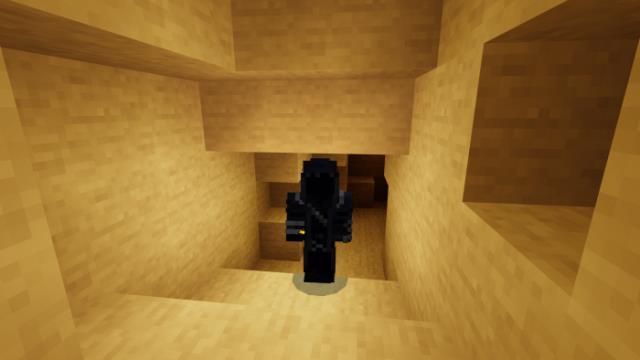 Освещение факела при удерживании в руке