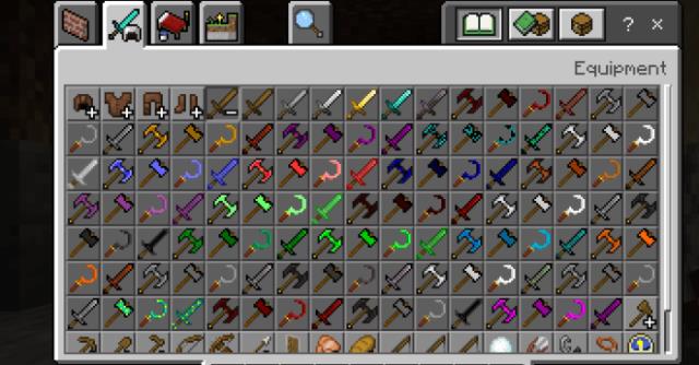 Оружие, инструменты и броня