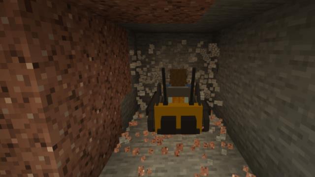 Большая дрель в пещере