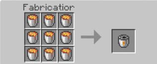 Крафт ведра со сжатой лавой