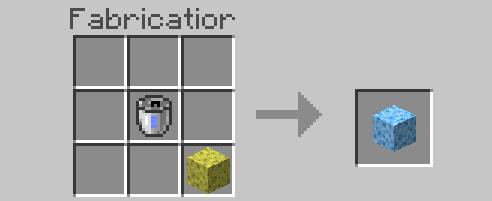 Крафт губки, создающей воду