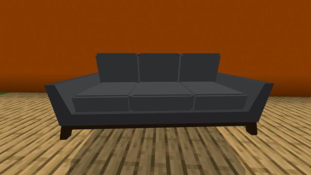 Серый диван