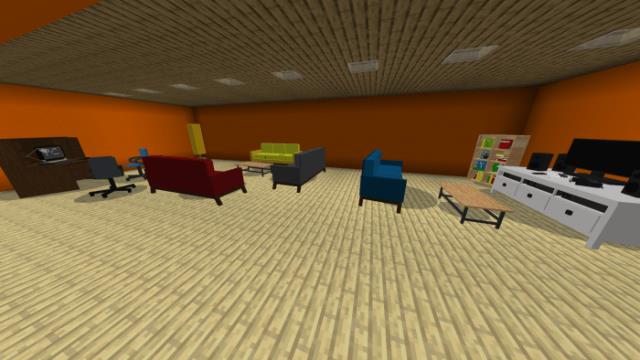 Пример расположения мебели