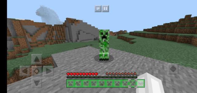 Панель быстрого доступа с криперами