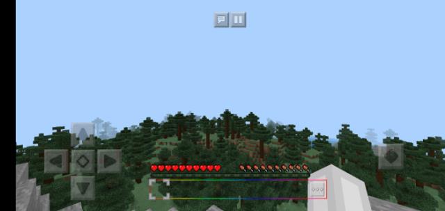 Чистая радужная панель быстрого доступа