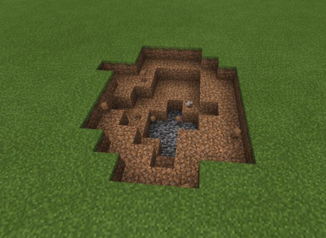 Взрыв земли липкой бомбой