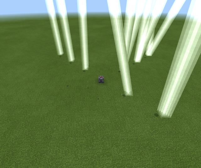 Яркие лучи с неба