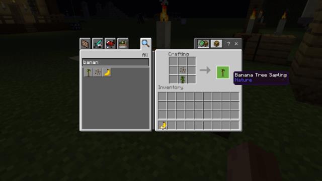 Рецепт крафта бананового саженца
