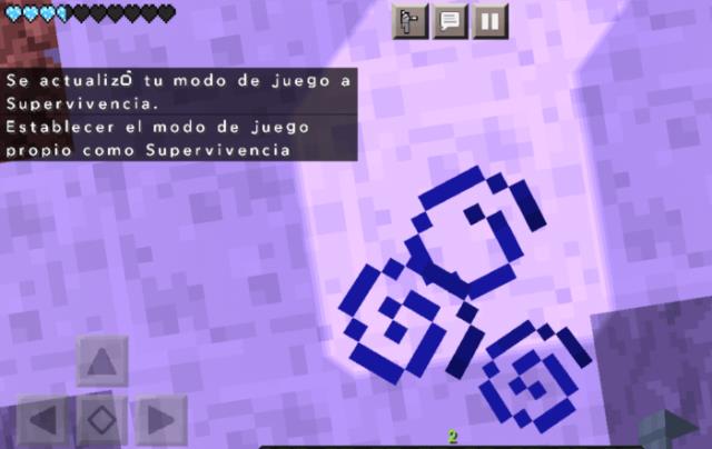 Частицы от фиолетовых блоков слизи