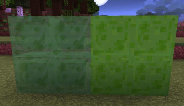 Блоки зеленой слизи