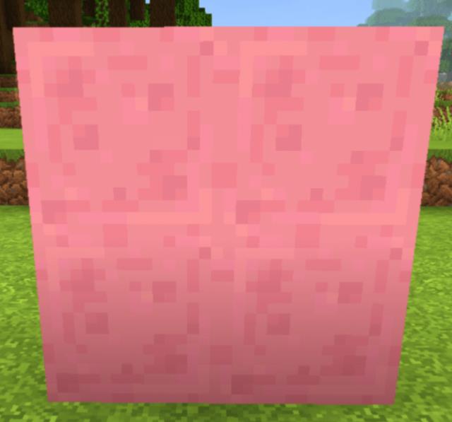 Блоки розовой слизи