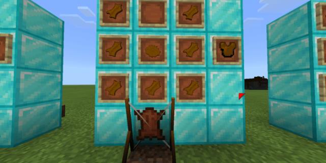 Нагрудник из кожи динозавра