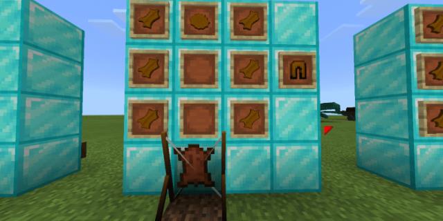 Поножи из кожи динозавра