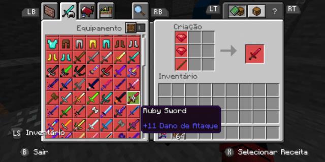 Крафт рубинового меча