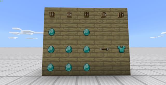 Рецепт крафта алмазного нагрудника