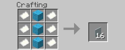 Крафт светло-синих обоев
