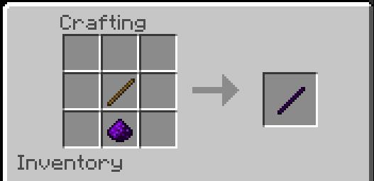 Палка из пурпурного рубина