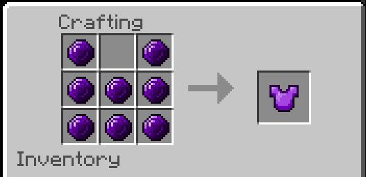 Нагрудник из пурпурного рубина