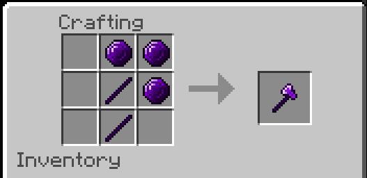 Топор из пурпурного рубина