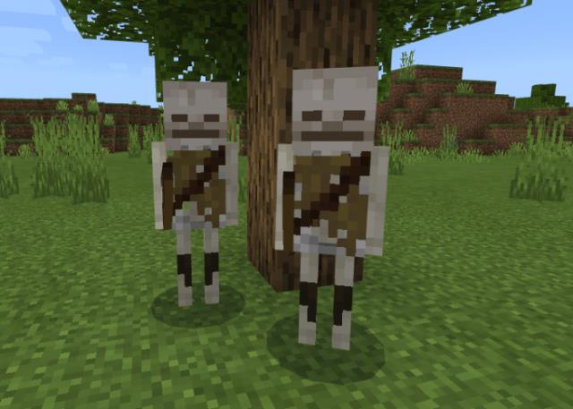 2 скелета в одежде