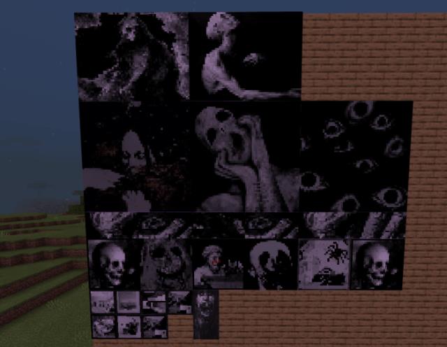 Картины с ужасными монстрами