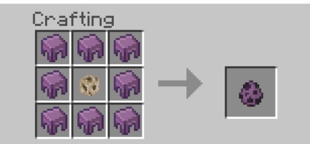 Крафт яйца спауна шалкера