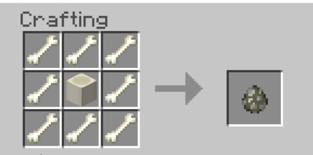 Крафт яйца спауна лошади-скелета