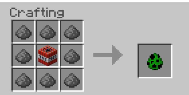 Крафт яйца спауна крипера