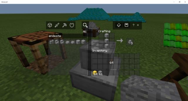 Крафт столбов в верстаке