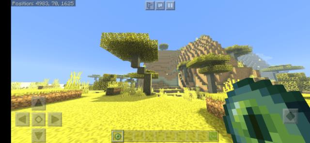 Ярко-желтая саванна