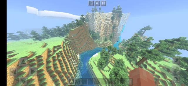 Река на краю обрыва