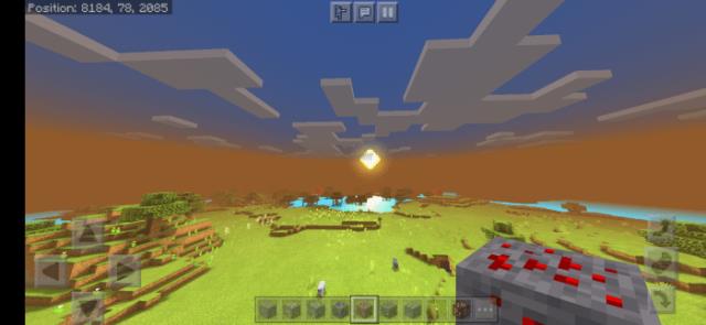 Яркий закат в саванне