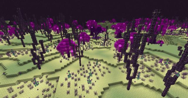 Измерение Края без травы, но с растительностью