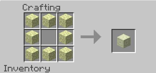 Блок с квадратом посередине